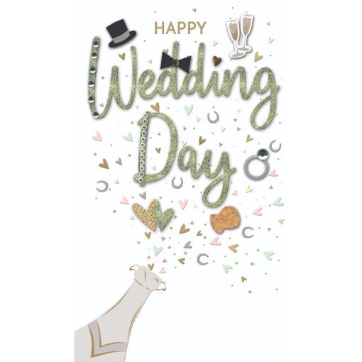 Picture of HAPPY WEDDING DAY CARD